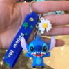 Kép 1/2 - Stitch kulcstartó táskadísz kék