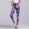 Kép 1/10 - Virág mintás női leggings, L méret
