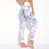 Kép 4/8 - Virág mintás női leggings, S méret