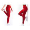 Kép 4/5 - Piros női leggings, S méret