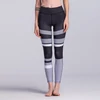 Kép 3/7 - Szürke fekete női leggings, L méret