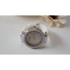 Kép 2/3 - Stars szilikon szíjas óra fehér ezüst