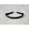 Kép 2/2 - Strasszköves elegáns choker nyaklánc fekete