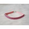Kép 2/2 - Strasszköves elegáns choker nyaklánc rózsaszín