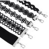 Kép 2/3 - Bársonyos choker nyaklánc fekete