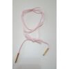 Kép 2/3 - Megkötős choker nyaklánc, rózsaszín arany
