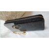Kép 2/4 - Csillámos női pénztárca szivecske dísszel fekete