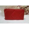Kép 1/3 - Varrott mintás nagyobb méretű női pénztárca piros
