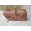 Kép 2/6 - Nyomott pillangó mintás elegáns női pénztárca rózsaszín