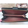 Kép 5/5 - Anyagában mintás nagy méretű vastag pakolós női pénztárca fekete