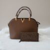 Kép 1/11 - Brown elegant II táska pénztárca szett