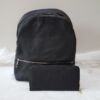 Kép 1/12 - Black flower táska pénztárca szett
