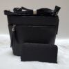 Kép 1/10 - Black lace I táska pénztárca szett