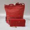 Kép 1/11 - Red lace táska pénztárca szett