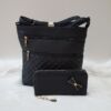 Kép 1/11 - Black romb táska pénztárca szett