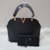 Kép 1/11 - Black elegant táska pénztárca szett