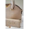 Kép 2/11 - Beige elegant táska pénztárca szett