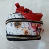 Kép 3/7 - Kis méretű virág mintás elegáns hátitáska piros