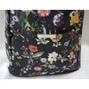 Kép 2/6 - Virág mintás női hátitáska fekete
