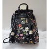 Kép 5/6 - Virág mintás női hátitáska fekete