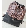 Kép 2/6 - Leopárd mintás textilbőr hátizsák