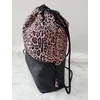 Kép 3/6 - Leopárd mintás textilbőr hátizsák