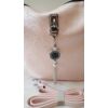 Kép 3/6 - Silvia Rosa elegáns női táska kulcstartóval rózsaszín