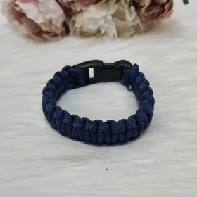 Férfi paracord karkötő kék