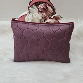 Steppelt mintás közepes méretű neszesszer lila