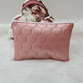 Steppelt mintás közepes méretű neszesszer rózsaszín