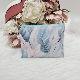 Színes levél mintás kis méretű neszesszer