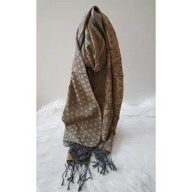 Puha anyagú mintás női sál 
