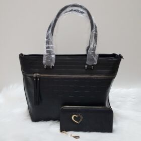 Black elegant I táska pénztárca szett