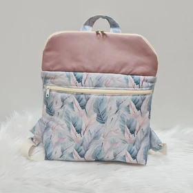 Levél mintás női hátitáska