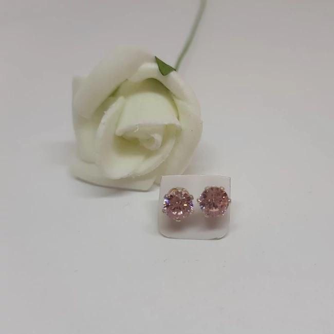 Bedugós Zirconia fülbevaló 5 mm