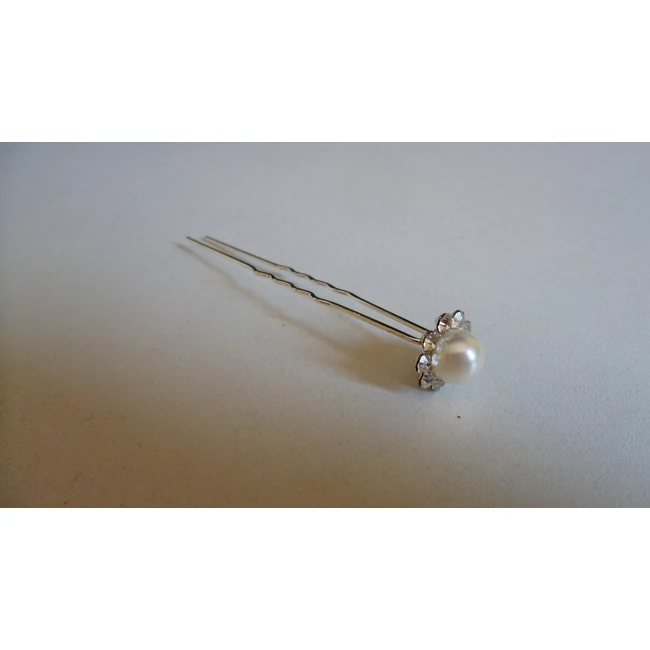 Gyöngyös virág mintás hajtű