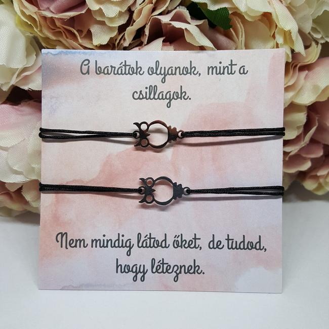 Barátság karkötő szett díszdobozban
