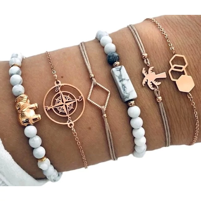 Compass II 6 db-os karkötő szett