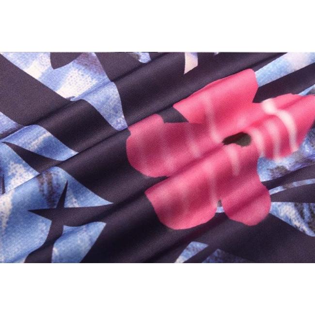 Virág mintás női leggings, L méret