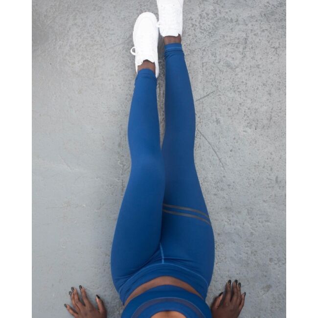 Kék női leggings, S méret