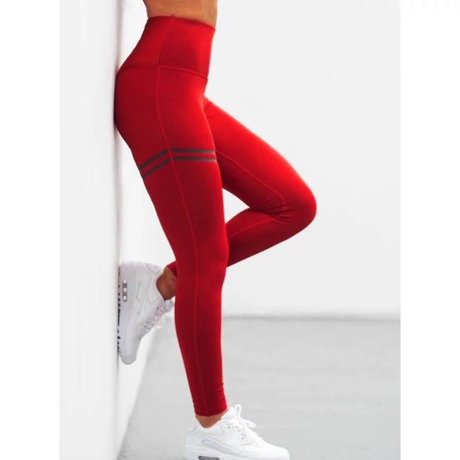 Piros női leggings, S méret