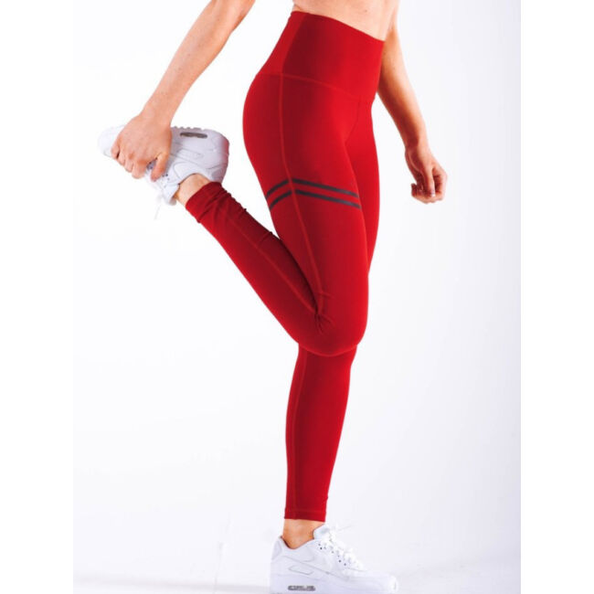 Piros női leggings, S méret