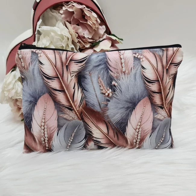 Toll mintás közepes méretű neszesszer