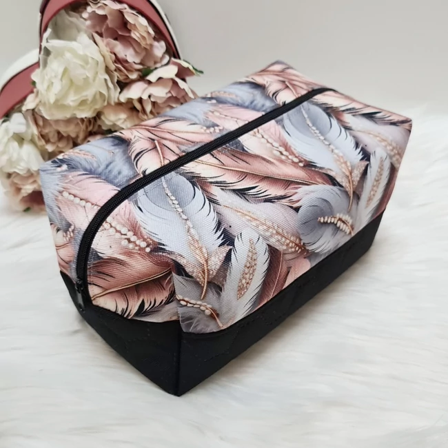 Toll mintás kozmetikai táska/sminktáska