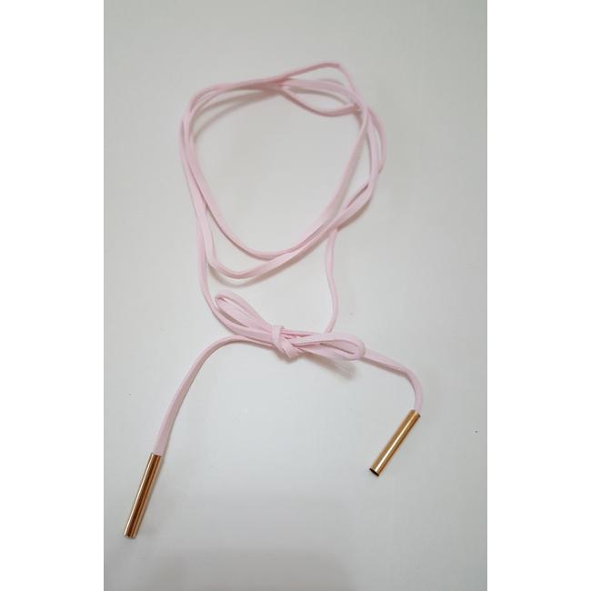 Megkötős choker nyaklánc, rózsaszín arany
