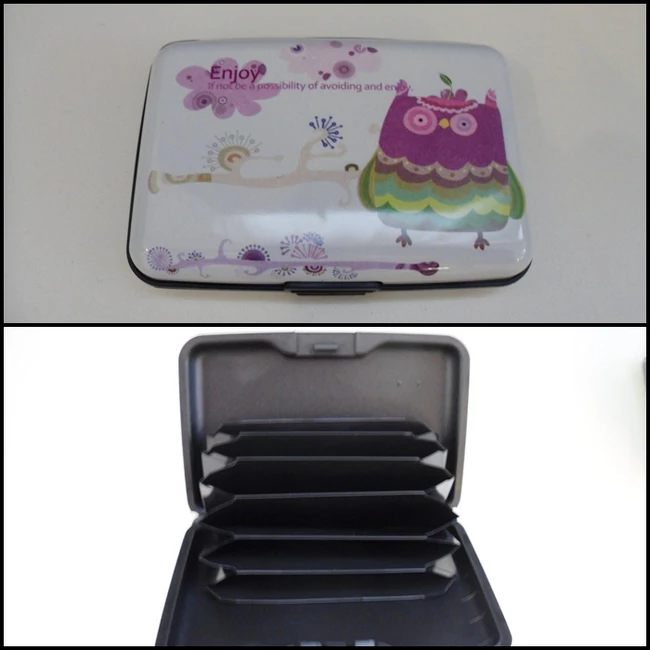 Bagoly mintás okmánytartó