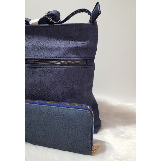 Blue lace táska pénztárca szett