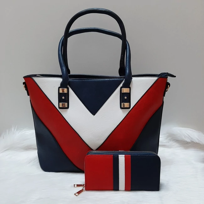 Blue color táska pénztárca szett