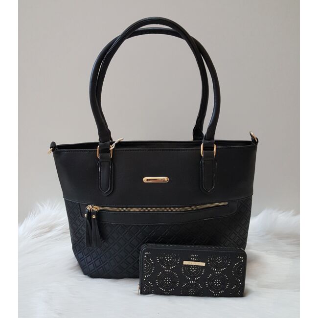 Black elegant II táska pénztárca szett