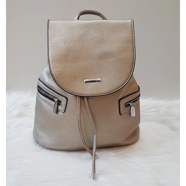 Silvia Rosa elegáns női hátitáska arany